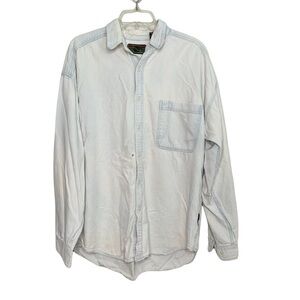 Jeans wear denim button down shirt